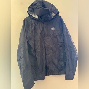 REI Women’s Black Rain Jacket